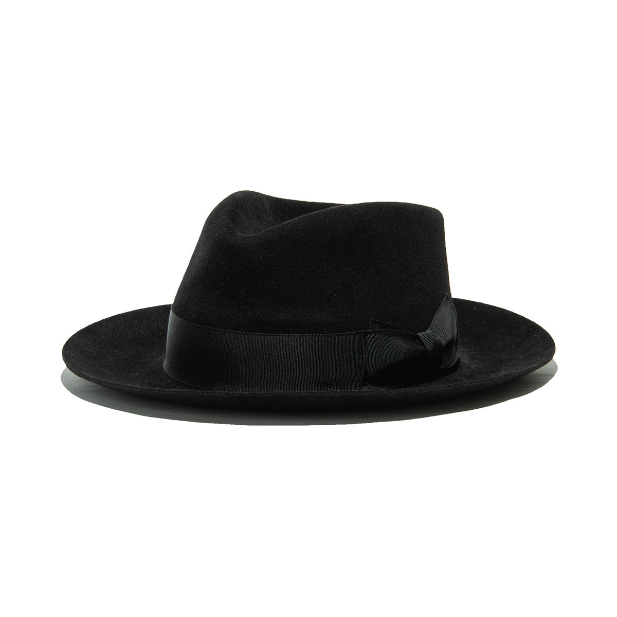 POLKAP RABBIT FUR FELT HAT - Black – THE H.W.DOG&CO.